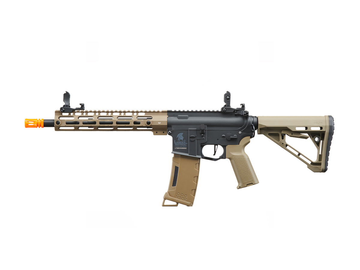 Lancer Tactical Gen 3 M-LOK 10" Airsoft M4 AEG with Delta Stock