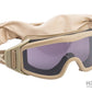 Matrix Tactical Systems "Onyx" ANSI Rated Airsoft Goggles (Color: Black / Clear)