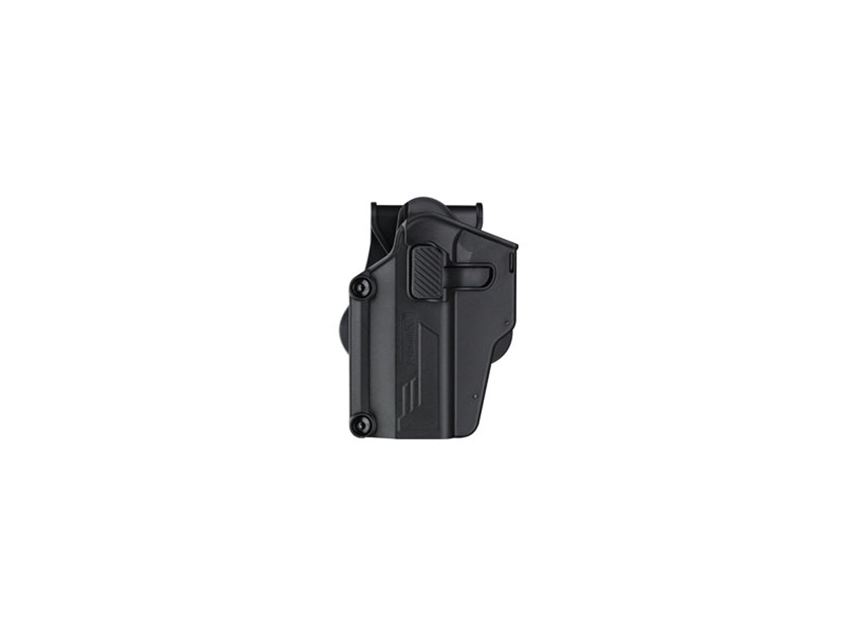 Amomax Multi-Fit Left Handed Tactical Holster (Color: Black)