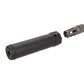 5KU SOCOM556RC QD Airsoft 6" Mock Suppressor / Barrel Extension [Smooth] (BLACK)