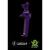 Simple Airsoft X Ghost Gen 3 CNC Adjustable Speed Trigger M4/M16 - Style 7 - Galaxy Purple