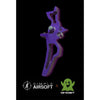 Simple Airsoft X Ghost Gen 3 CNC Adjustable Speed Trigger M4/M16 - Style 5 - Galaxy Purple