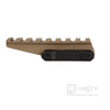 PTS Unity Tactical FAST Optic Riser - Dupont Polymer - Tan