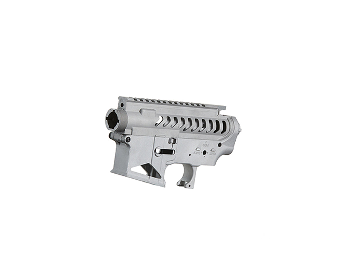 Lancer Tactical M4 AEG Full Metal Unpainted Skeletonized Upper and Lower Receiver