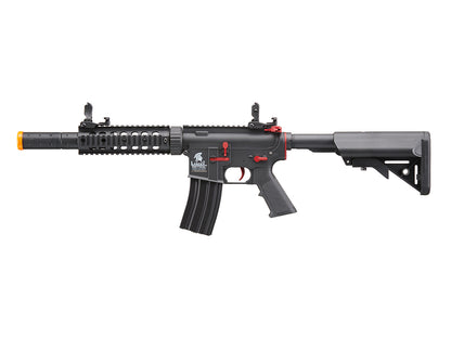 Lancer Tactical Gen 2 M4 SD Carbine Airsoft AEG Rifle with Red Accents