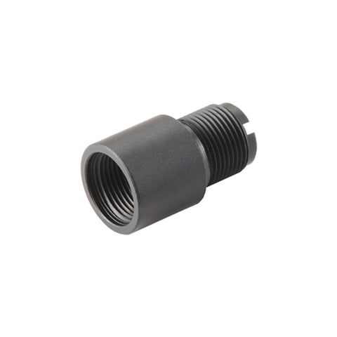 WE Tech 14mm CCW Threaded Adapter for GBB Pistols (BLACK)