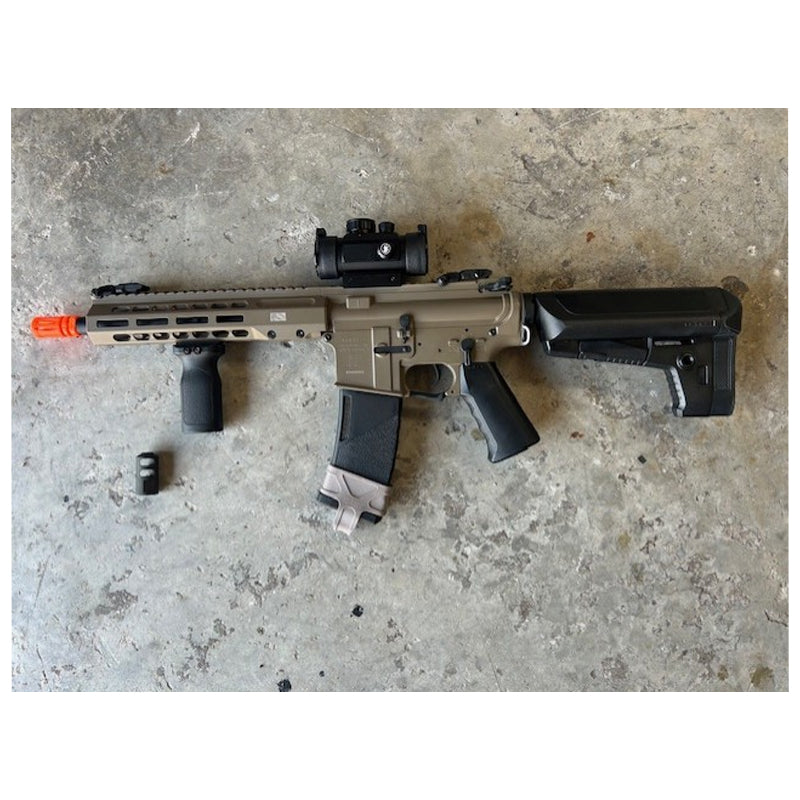 Pre-owned EMG X Krytac Barrett Firearms REC7 DI AR15 AEG Training Rifle