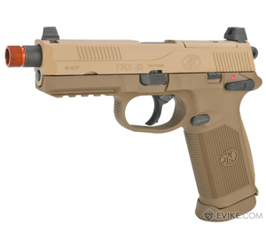 Cybergun FN Herstal Licensed FNX-45 Tactical Airsoft Gas Blowback Pistol by VFC (Gun Only)