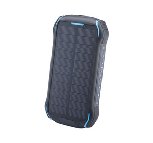 Ultimate 26800mAh Wireless Charging Solar Charger Power Bank w/ Integrated Flashlight