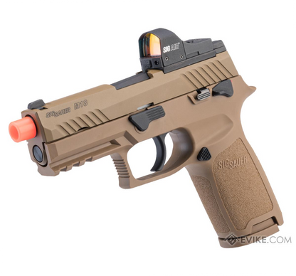 SIG Sauer ProForce P320 M18 MHS Airsoft GBB Pistol (Model: Tan / Green Gas / Competition Package)