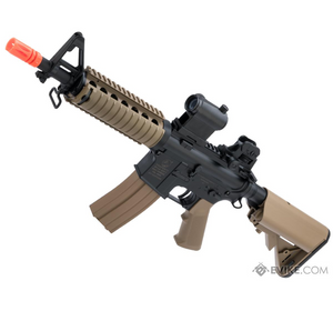 Colt Licensed M4 CQB-R SOPMOD Airsoft AEG w/ LiPo Ready Metal Gearbox (Color: Tan / Gun Only)