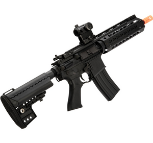 CYMA Sport KeyMod-S Full Metal M4 Airsoft AEG (Color: Black / 10.5" Barrel / 9.5" RIS)