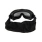 LANCER TACTICAL AERO PROTECTIVE BLACK AIRSOFT GOGGLES (SMOKE LENS)