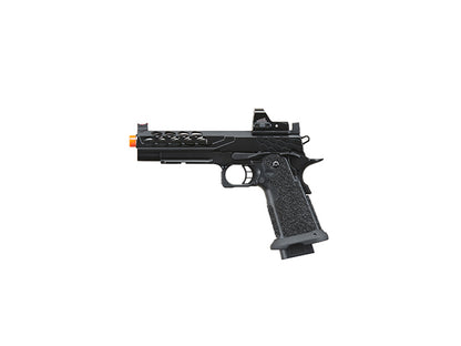 Lancer Tactical Stryk Hi-Capa 5.1 Gas Blowback Airsoft Pistol w/ Red Dot Sight