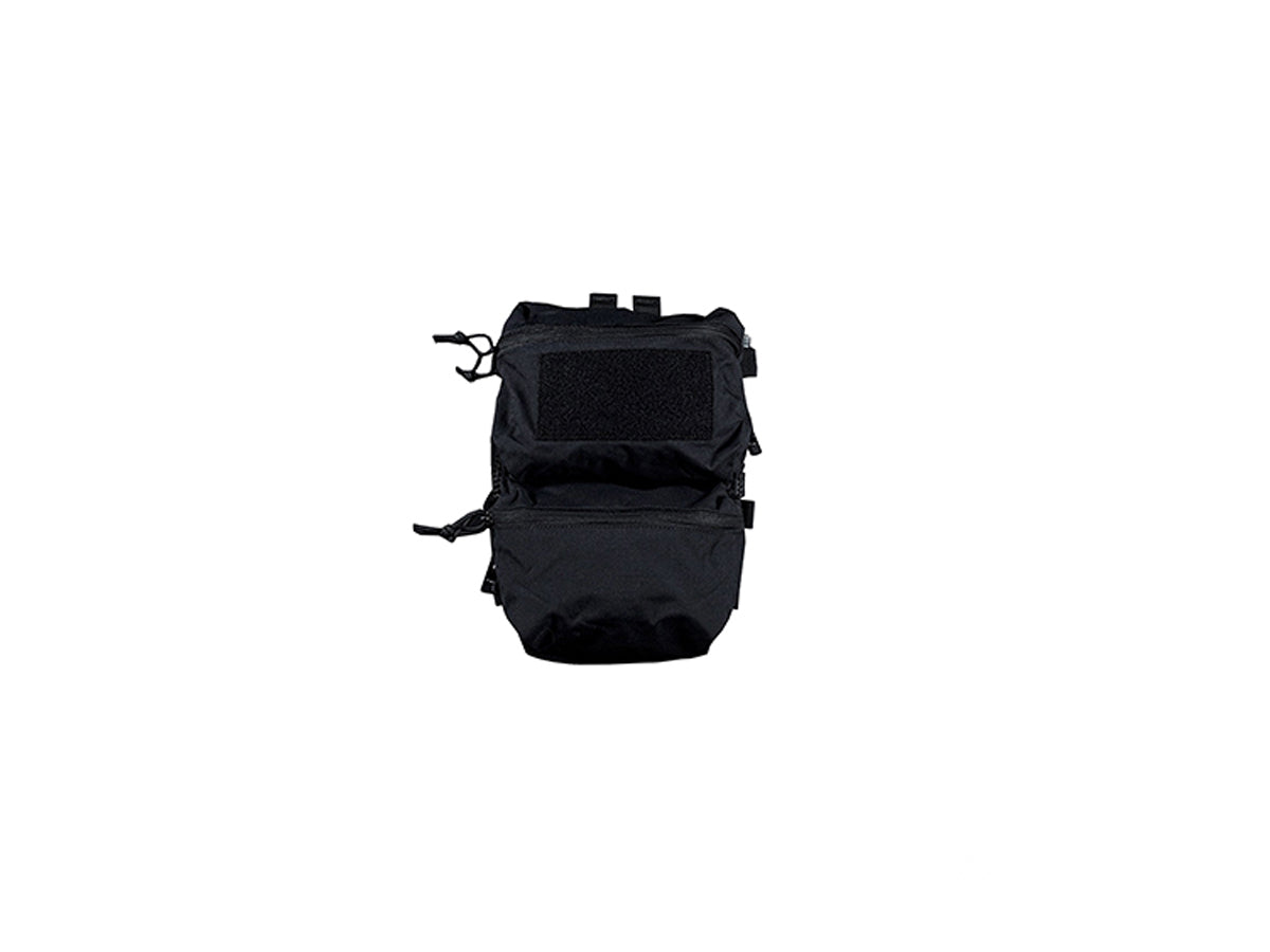 Tactical Back Panel Double Bag - (Black or tan)