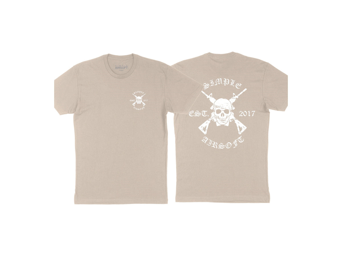 Simple Airsoft Limited Edition Skull Long/Short Tee Shirt