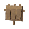 Matrix Closed Top Triple M4 Magazine Pouch Front Flap for Plate Carriers - Coyote Brown