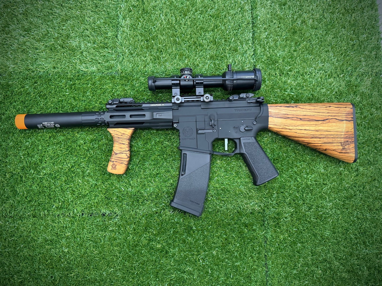 Ghost Collection "The Blueprint" ZebraWood Edition Krytac PDW-M