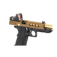 Lancer Tactical Heracles Hi-Capa Gas Blowback Airsoft Pistol w/ Reflex Dot