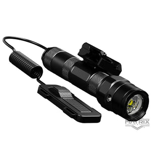 Matrix Tactical Combat Flashlight and Laser w/ Pressure Switch (Model: Picatinny)