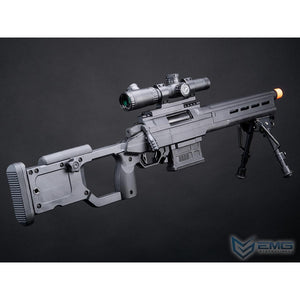 EMG Helios EV02 Compact Bolt Action Airsoft Sniper Rifle by ARES (Color: Black)