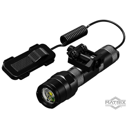 Matrix Tactical Combat Flashlight and Laser w/ Pressure Switch (Model: Picatinny)