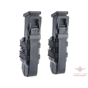 Avengers Fast Hard Shell Magazine Holster for Pistol Magazines (Color: Black / Set of 2)