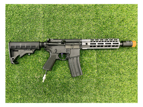G&G Combat Machine CM16 SRXL Airsoft M4 AEG Rifle with Keymod Rail - 12" (Package: Red / Gun Only)
