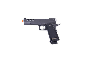 WE Tech Hi Capa 5.1 M1911 Tactical Master Gas Blowback Airsoft Pistol (BLACK)