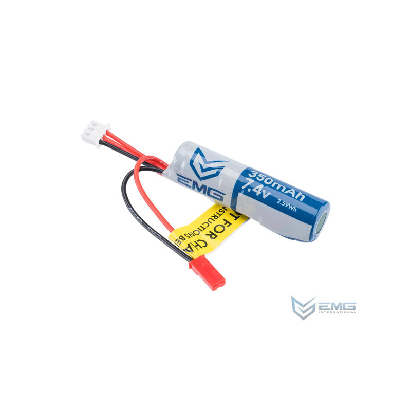 EMG 7.4v High Performance Premium Li-Ion FCU Airsoft Battery (Model: JST / 350mAh)