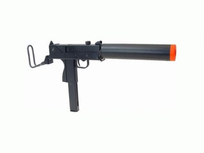 HFC Full Auto M11A1 / Mac 11 Airsoft Gas Blowback Submachine Gun w/ Mock Silencer W/ spare magazine and upgraded Hop up