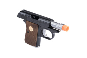 WE Tech Officially Licensed Colt Junior .25 ACP Gas Blowback Airsoft Pistol by Cybergun (Color: Black)