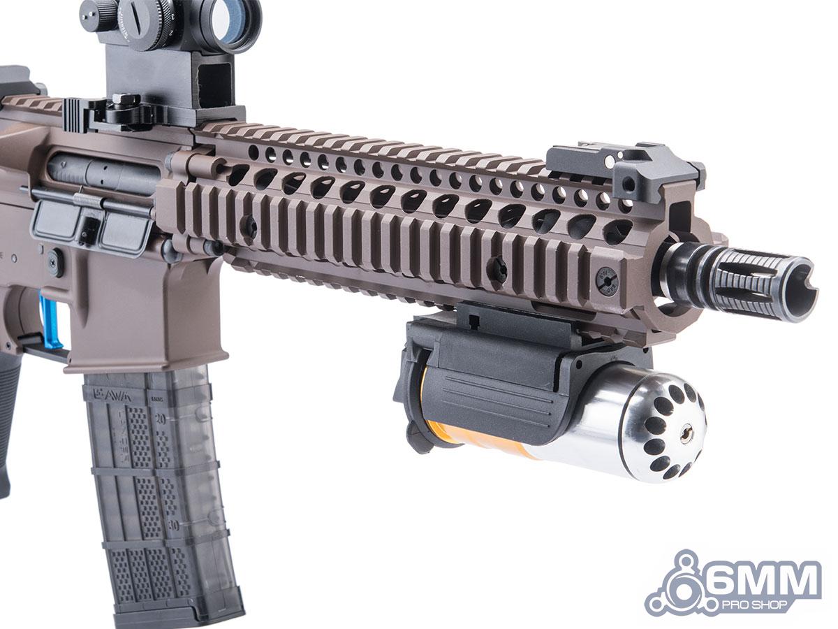 6mmProShop Compact Rail-Mounted Grenade launcher – Simple Airsoft