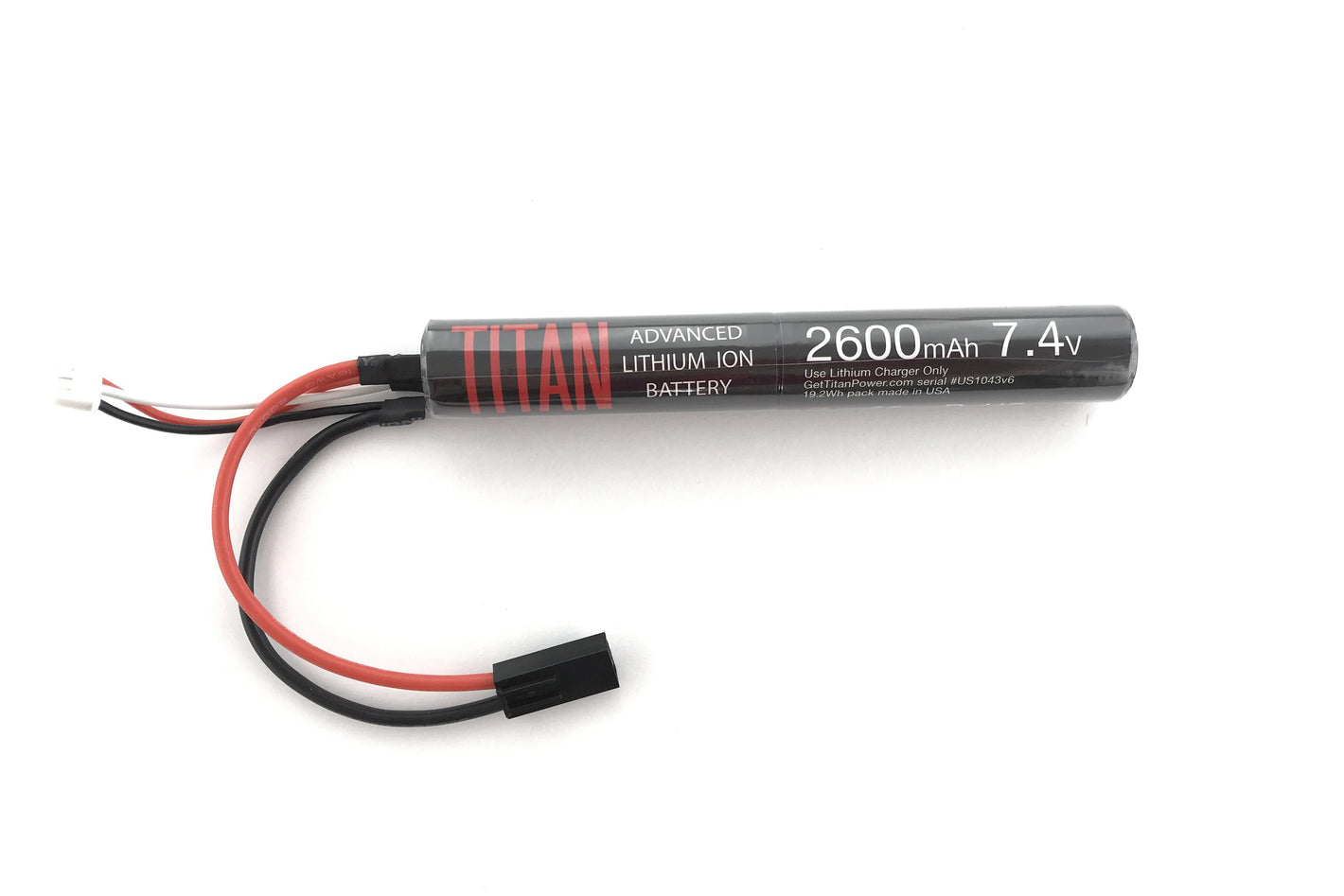 TITAN 2600MAH 7.4V AIRSOFT BATTERY STICK TAMIYA