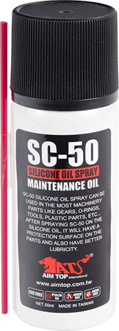 P-FORCE SILICONE LUBRICANT OIL SPRAY 50ML CAN ::SILICONE LUBRICANT ::50ML  SPRAY CAN ::FOR AIRSOFT - MiR Tactical