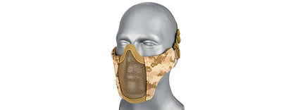 Lancer Tactical Low Profile Iron Face Padded Lower Half Face Mask