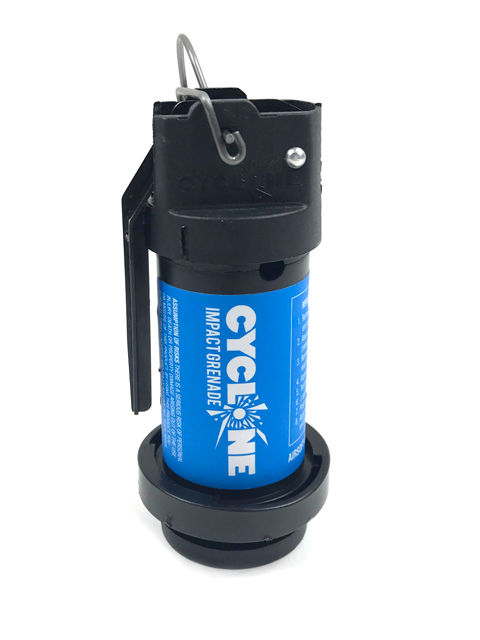 Airsoft Innovations "Cyclone" Gas Powered Airsoft Frag Grenade - Impact