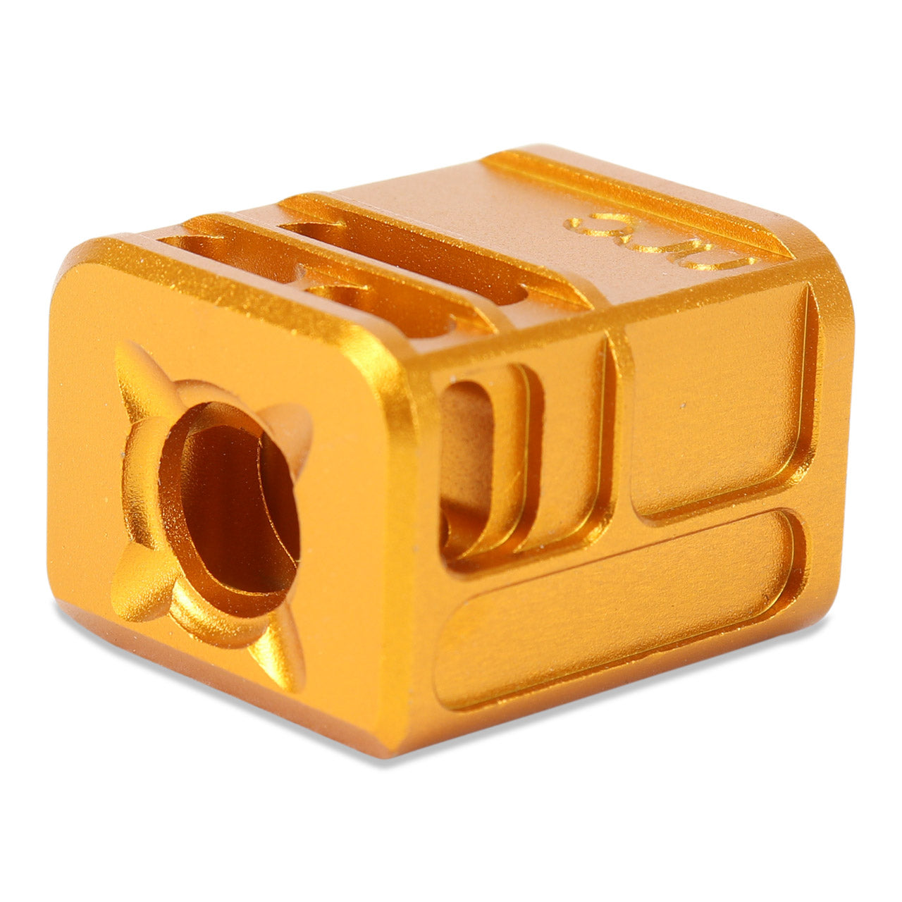 Atlas Custom Works X-OUT "L" 14mm CCW Compensator for G Series - GOLD