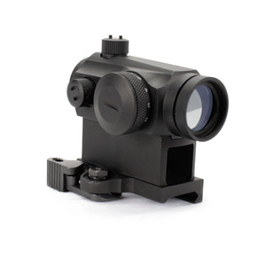 AimO T1 Micro Reflex Red & Green Dot Sight with QD Riser and low mount