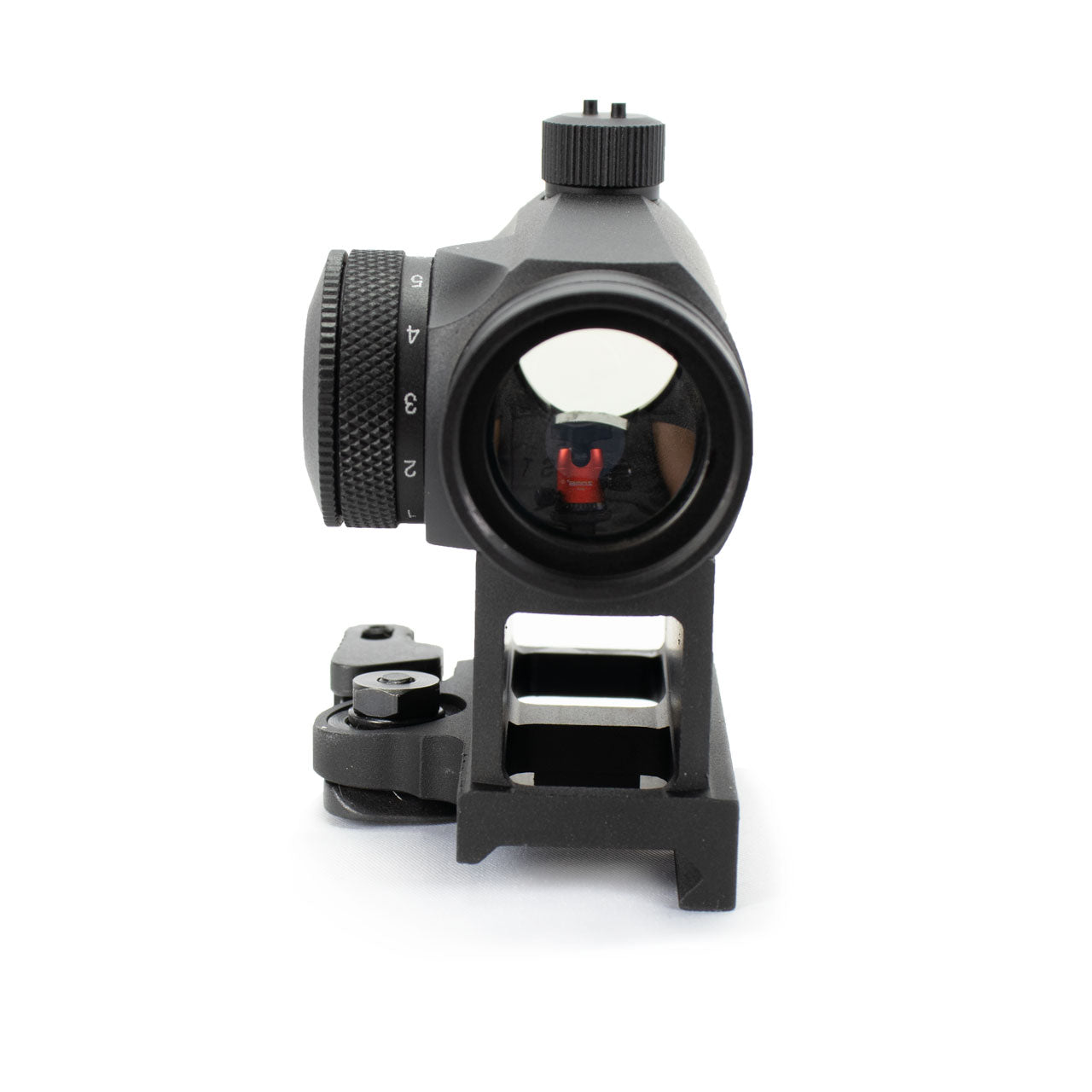 AimO T1 Micro Reflex Red & Green Dot Sight with QD Riser and low mount