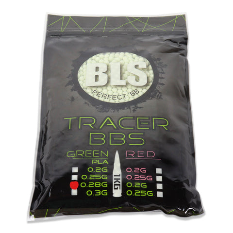 Colt Licensed High Grade Precision Airsoft Tracer BBs (Weight: 0.28g / 1kg / Green)