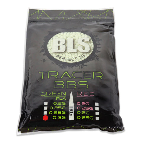 Lancer Tactical 3330 Round 0.30g Competition Grade Bio-Tracer BBs (Color: Green)