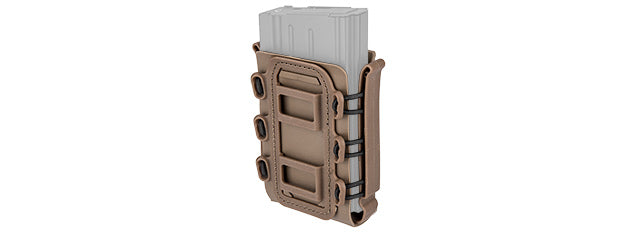 SOFT SHELL AK/M4 MOLLE MAGAZINE POUCH (COYOTE BROWN)