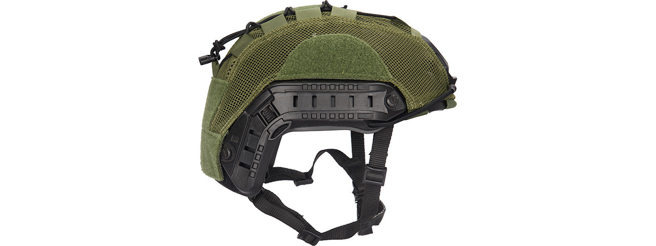 Lancer Tactical BUMP Helmet Cover [Medium] (OD GREEN)