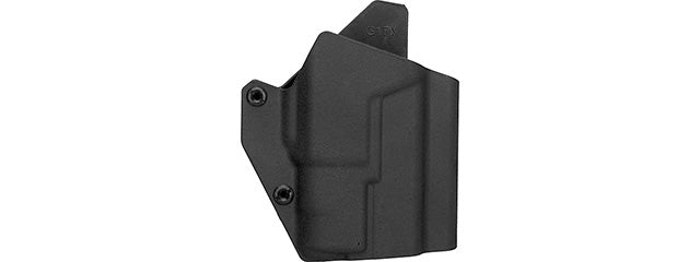 Lancer Tactical Light Bearing Hard Shell Holster for Glock 17 (BLACK)