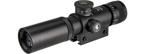 Lancer Tactical 4x21 AO Rifle Scope with Lens Caps