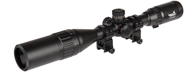 Lancer Tactical 3-12X40 AOL Red/Green/Blue Illuminated Scope