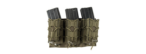 Rothco Lightweight 3Mag Elastic Retention Pouch