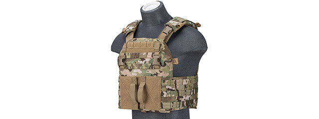 Lancer Tactical Quick Depart Plate Carrier (Color: Multi-Camo)