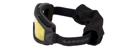 LANCER TACTICAL AERO PROTECTIVE BLACK AIRSOFT GOGGLES (YELLOW LENS)